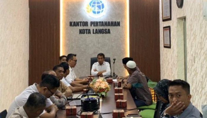 Dorong Tertib Aset Pemerintah, Kantor Pertanahan Kota Langsa Gelar Sosialisasi Inventarisasi Tanah Instansi Pemerintah (INTIP) Tahun 2025