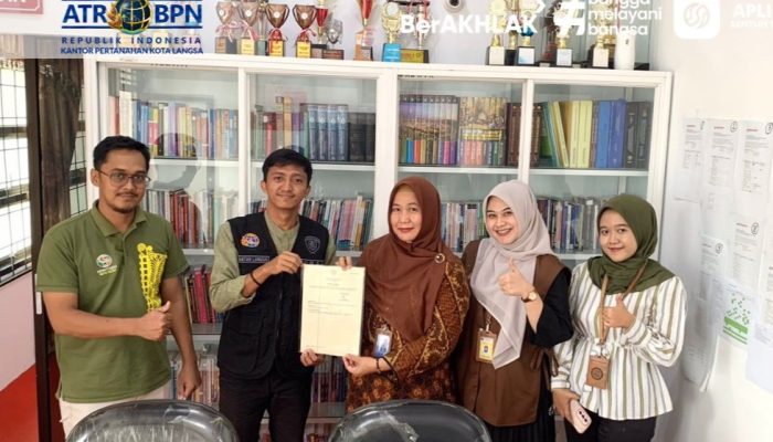 Kantor Pertanahan Kota Langsa Hadirkan Layanan DELISA, Sertipikat Diantar Langsung ke Rumah Pemohon