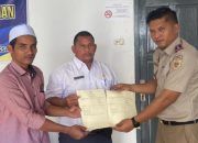 Wujud Pelayanan Nyata, Kantor Pertanahan Kota Langsa Terbitkan Sertipikat Tanah Wakaf