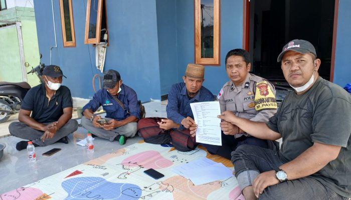 Bhabinkamtibmas Polsek Manyak Payed Selesaikan Kasus Pelemparan Bus Secara Kekeluargaan di Dayah Darul Muta’alimin