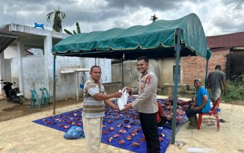 Mahasiswa STIK Angkatan 83 Salurkan Hewan Meugang bagi Warga Desa Seulalah Sambut Ramadhan