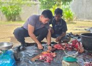 Mahasiswa STIK Angkatan 83 Salurkan Hewan Meugang untuk Warga Gampong Blang Sambut Ramadhan 1447 H