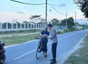 Mahasiswa STIK PTIK Angkatan 83 Tebar Kepedulian Ramadhan melalui Pembagian Takjil di Pusat Kota Langsa