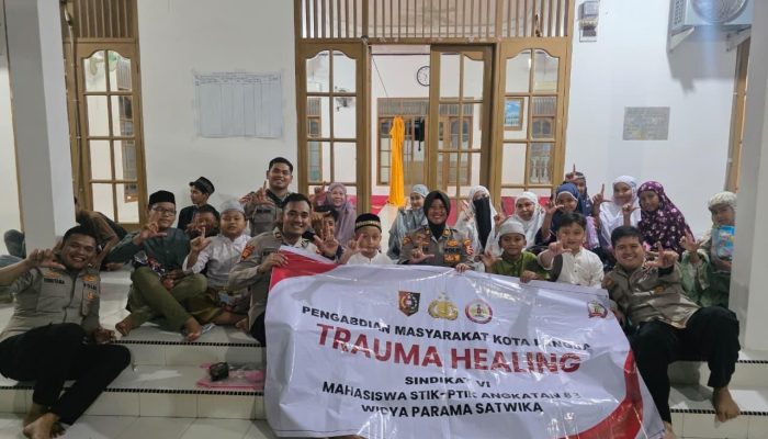 Mahasiswa STIK PTIK Angkatan 83 Laksanakan Trauma Healing bagi Anak-anak di Mushalla Nurul Qarar