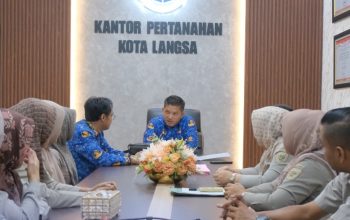Sambut Pegawai Baru, Kepala Kantor Pertanahan Kota Langsa Tekankan Integritas dan Pelayanan Prima