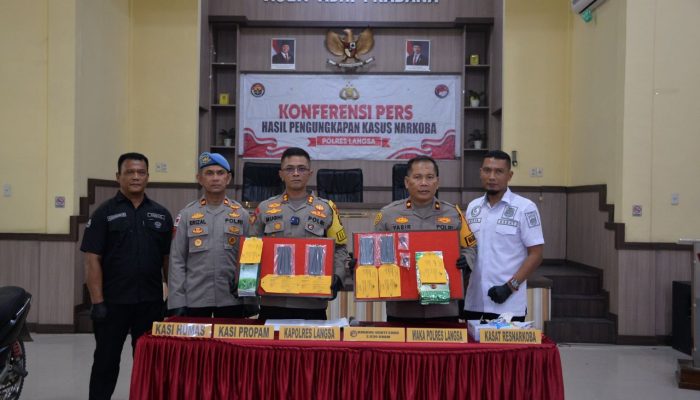 Polres Langsa Ungkap 2 Kilogram Sabu, Selamatkan 16 Ribu Generasi Muda dari Bahaya Narkoba
