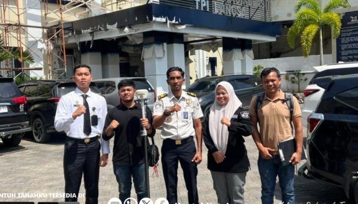 Perkuat Pengamanan Aset Pemerintah, Kantor Pertanahan Kota Langsa Lakukan Pengukuran Tanah BMN Kemenimipas
