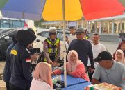 Satlantas Polres Langsa Edukasi Keselamatan Berlalu Lintas kepada Peserta Car Free Day