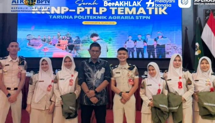 Taruna STPN Tuntaskan Pengabdian di Kantah Kota Langsa, Dedi Rahmat Sukarya Apresiasi Dedikasi untuk Pelayanan Pertanahan