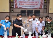 Polres Langsa Musnahkan 3,09 Kg Sabu dan 13,74 Kg Ganja, 38.461 Jiwa Diklaim Terselamatkan