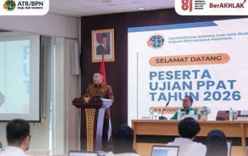 7.886 Peserta Ikuti Ujian PPAT 2026, Wamen ATR/BPN Resmi Buka Pelaksanaan