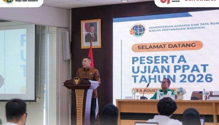 7.886 Peserta Ikuti Ujian PPAT 2026, Wamen ATR/BPN Resmi Buka Pelaksanaan
