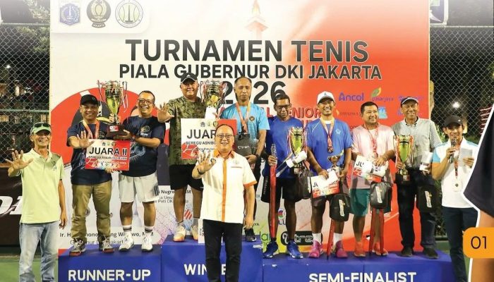 Tim Tenis ATR/BPN Ukir Prestasi, Raih Juara II Beregu ASN/BUMN/BUMD Piala Gubernur DKI Jakarta 2026